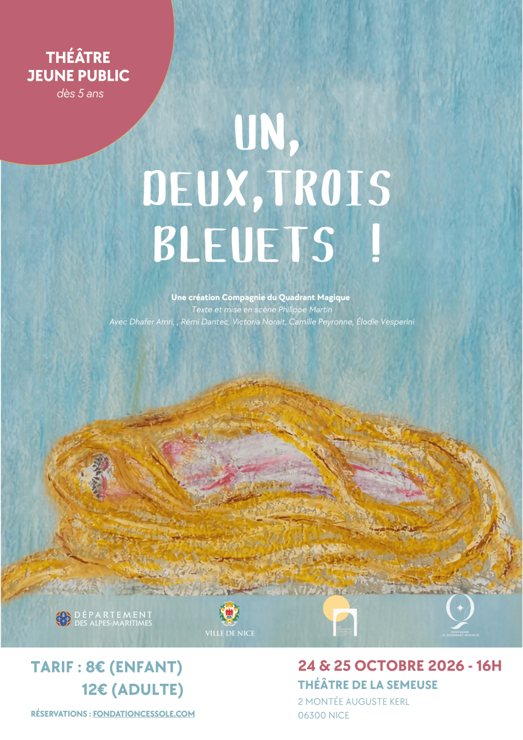 Un, deux, trois, bleuets ! de Philippe Martin – Théâtre pour les enfants